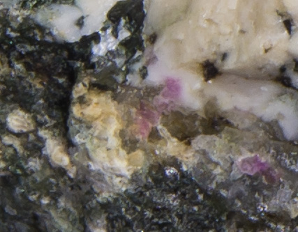 Normal light. Closeup of unknown mineral.