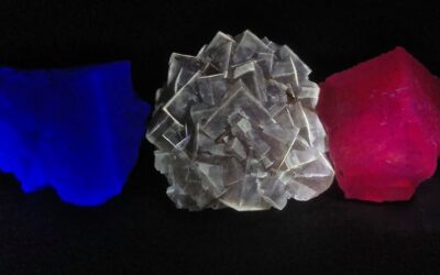 Fluorite and its different responses under UV light
